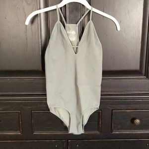 Free People Intimately Green Bodysuit